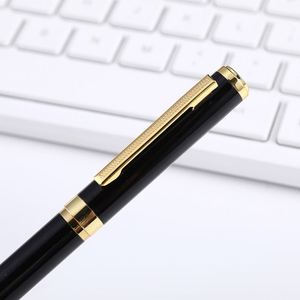 Simple Fashion Metal <b>Pen</b> With Gold Clip Unisex Biros Custom LOGO White - Product Image 5