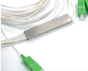 1*32 1*64 1*128 çelik boru Sc/ APC Mini Fiber optik gpon 1x128 plc splitter