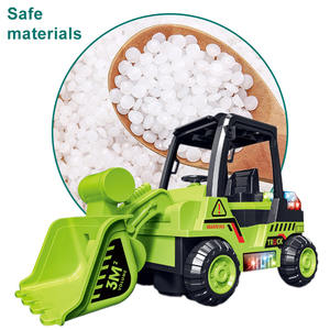 Pelleteuse en plastique <span class=keywords><strong>1</strong></span>:200 personnalisée Chariot élévateur Ingénierie électrique pour enfants Conception Véhicule jouet Effets lumineux Caractéristiques de friction - Product Image 6