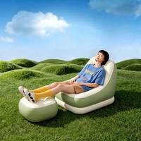 Fauteuil gonflable portable, canapé paresseux pour festival de musique, camping, utilisation en extérieur, chaise gonflable légère pour adultes
