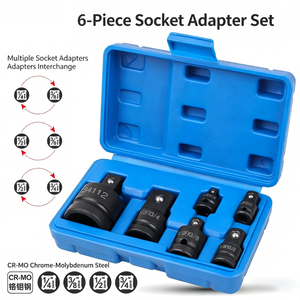 Electric Wrench Adapter Socket Converter 34112 1/2Fx3/8 3/8Fx1/4 Carbon Steel Gear Core - Product Image 4