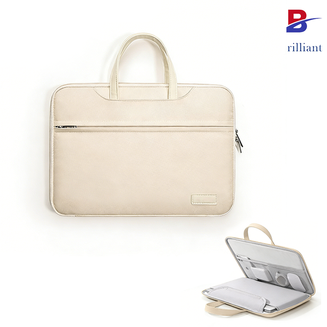 Canvasartisan in Stock Slim Waterproof 14" Laptop Sleeve PU Leather for Laptop Book Pro 2021 Chromebook Model A1L37-C22