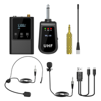 Professionelles 2-in-1 UHF Drahtloses Metall-Headset Lavalier-Mikrofon mit Plug-and-Play Nierencharakteristik für Live-Streaming & Unterricht