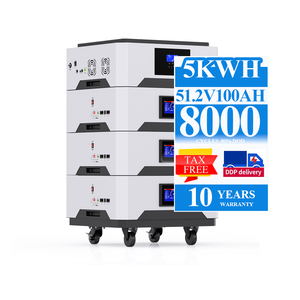 Avepower 48V 5kwh 10kwh 20kwh 30kwh 40kwh năng lượng mặt trời biến tần Pin 51.2V Stackable LiFePO4 năng lượng lưu trữ pin - Product Image 1