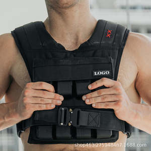 Sac d'extérieur avec gilet lesté réglable pour l'entraînement de la force du tronc, équipement d'exercice multifonctionnel, gilet lesté - Product Image 2