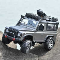 Voiture télécommandée tout-terrain FiveStar 2.4G 4x4 taille réelle 1:12 avec caméra, chargeur et câble USB inclus pour enfants