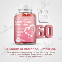 OEM AegleWell Glutathion Gummy Supplement, verrijkt met foliumzuur en vitamine B12, ter ondersteuning van algemene schoonheid en welzijn.