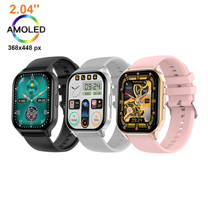 2023 moda akıllı saat AMOLED ekran 2.04 inç 368*448 spor izci HM26 BT arayarak kadın bilezikler spor modu ile oyun - Product Image 4