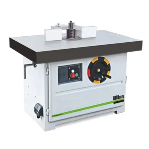 SAMACH Wood Spindle Moulder Woodworking Machine Vertical Single Spindle Router Machine
