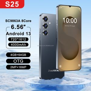 ZNNXECC S25 Téléphone portable économique à double carte avec reconnaissance faciale, fourni directement par l'usine, écran 6,6 pouces, huit cœurs, réseau 4G complet - Product Image 1