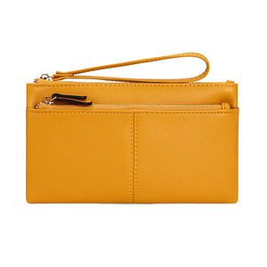 Trendy RFID Supporto di Carta Delle Donne della chiusura lampo Della Borsa Della Moneta di Modo dell'unità di elaborazione Del Telefono Delle Cellule del cuoio bifold signore frizione portafogli - Product Image 5