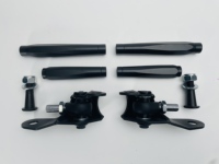 Kit d'angle de braquage Super Lock pour Z34 370z V36 Skyline G37 60+ degrés, direction 33 % plus rapide, Ackerman réglable