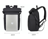 Tas Ransel Bisnis Multifungsi Unisex Kapasitas Besar, Tas Laptop Modis, Anti Maling USB, Tahan Air, Untuk Penggunaan Sehari-hari di Luar Ruangan