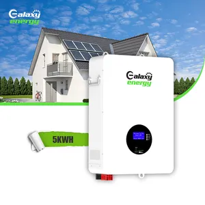 New 24V 48v 51.2V Wall Mount Lithium ion battery 80ah 100ah 120ah 150ah 200ah 5kwh 7kwh 9kwh batteries for Solar Energy Storage