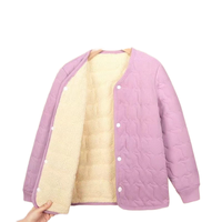Uniforme scolaire rembourré d'hiver à trois couches doublure intérieure Jacke Wonder veste haut chaud vêtements pour femmes Wornfashion