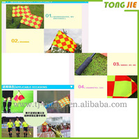 Drapeau de l'arbitre de football, hockey, arbitre de touche, compétition athlétique, entraînement sportif, athlétisme