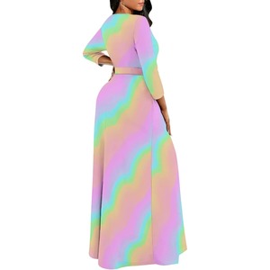 Vestido de Cóctel para Mujer, Estilo Vintage, Modesto, para Invitadas de Boda, Mangas 3/4, Vestidos de <span class=keywords><strong>Otoño</strong></span>, Vestido Formal para Iglesia, Largo hasta el Suelo - Product Image 3