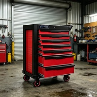 Carro de Herramientas con 7 Cajones, Caja de Herramientas Rodante con Herramientas