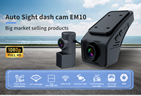 Auto Sight Nieuwe Dashcam Auto Black Box Enkelvoudige Lens Voor/Achter 1080P WDR Videorecorder met App-besturing en 18 Maanden Garantie