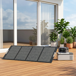 Panel Solar Portátil Plegable Alecter de 400W, Negro, 23% de Alta Eficiencia, 20 Celdas, 210x210mm, Cargador Solar, Estación de Energía APH-FB198 - Product Image 1