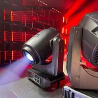 Projecteur LED Zoom Beam à tête mobile, contrôle DMX512, IP20, 16 canaux, effet arc-en-ciel, éclairage de scène professionnel pour discothèque, club, concert