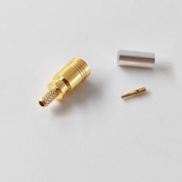 Connecteur coaxial RF à sertir de type SMB femelle (prise) de bonne qualité 50 ohms DC-4 GHz pour câble RD316
