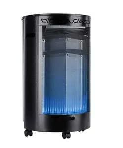 Calentador de gas de llama azul para interiores, para uso en sala de estar