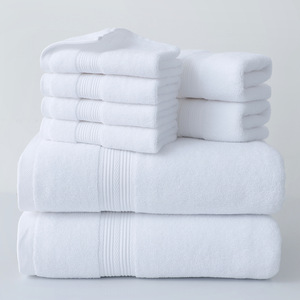 Lot de serviettes de bain 100 % coton à absorption rapide, personnalisables avec logo, super absorbantes, pour hôtels et usage domestique, prix abordable - Product Image 5