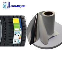 Rouleau Jumbo de 75m en PP thermique direct blanc, autocollant adhésif brillant/mat en PET aluminisé pour scellage de sacs synthétiques et cartons