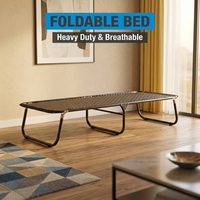 Lit de repos pliable d'extérieur en acier inoxydable de style nordique personnalisé, réglable, avec sac de transport, écologique, pour adultes et enfants