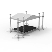 Structure de toit triangulaire en aluminium pour écran LED, éclairage DJ, suspension d'enceintes pour spectacles en direct, support d'exposition