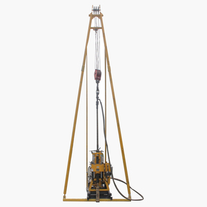 Foreuse de carottage HZ-200YY, machine de forage minier, machine de forage de puits d'eau pivotante - Product Image 1