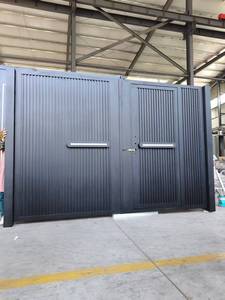 <strong>Modern</strong> Luxury Villa <strong>Gate</strong> Simple <strong>Design</strong> Cast Aluminum Door Automatic Opening Pattern Iron Steel Materials Villa Garden <strong>Gate</strong> - Product Image 2