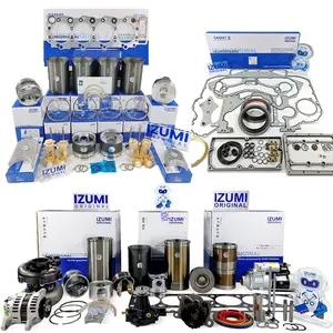 Repuestos de motor diésel IZUMI 4HK1 3LD1 4HG1 4LE1 4JA1 4JB1 4BE1 4JJ1 4HF1 4JG2 Kit de reconstrucción de carretilla elevadora de junta de pistón para Isuzu