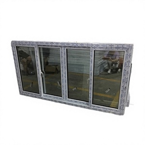 Ventanas con Aislamiento Térmico y Diseño de Deslizamiento Horizontal para Hoteles Resistentes a Huracanes, con Marco Moderno de UPVC - Product Image 4