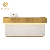 Table de réception lumineuse led, bureau pour salon