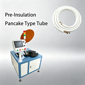 Machine de <span class=keywords><strong>cintrage</strong></span> semi-automatique pour tubes métalliques isolés et bobines d'aluminium, pour tubes de type pancake sur climatiseurs - Product Image 1