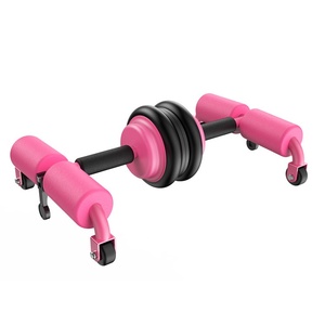 2025 latihan kebugaran Gym rumah, dengan roda <span class=keywords><strong>Ab</strong></span> multifungsi Set Roller inti alat bantuan latihan dan Bar dorong dapat disesuaikan - Product Image 1