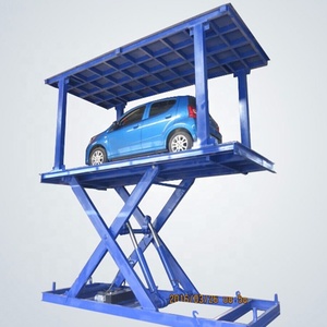 Moral Subterranean <span class=keywords><strong>Garage</strong></span> Pont élévateur ciseaux hydraulique à quatre colonnes pour voitures, capacité 4000 kg - Product Image 1