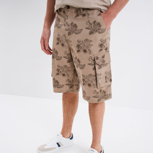 Plus Size <b>Men's</b> Casual Cotton Cargo <b>Shorts</b> Lightweight Summer Design Functional <b>Pockets</b> <b>Zipper</b> Knee Beach Sports Ready Comfort - Product Image 2