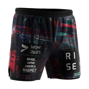 Pantalones Cortos Deportivos de Doble Capa Resistentes al Agua con Forro de Compresión Transpirable - Secado Rápido y Flexibles para Cualquier Deporte y Entrenamiento - Product Image 5