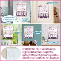 Tableau d'emploi du temps quotidien personnalisable pour enfants, aimant de réfrigérateur, liste de routine avec couleur et logo personnalisés pour les tout-petits à la maison