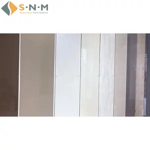 Skyscraper factory high quality mdf sheet PVC plastic veneer melamine paper laminating finish wood panel mdf board