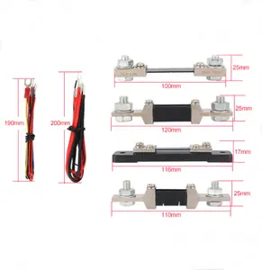 Medidor de bateria dc 50a 100a 300a, visor PZEM-015, medidor de descarga, capacidade interna, amperímetro, analisador de potência, medidor de bateria dc