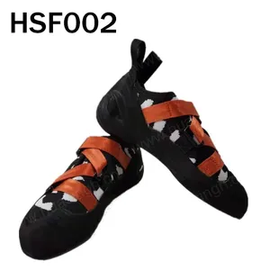 ZH, כושר קשת תמיכה גומי outsole קשה ללבוש טיפוס נעלי חזק קיר שחור נעלי הליכה עם קסם קלטת HSF002