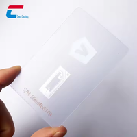 Carte NFC transparente : Appairage rapide pour appareils connectés ou authentification de marque, idéale pour badges de conférence technologique ou cartes-clés d'hôtel