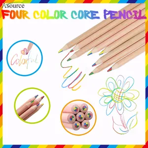 Legno naturale 4 in 1 Colore Matite, Magia Per Bambini Disegno A Matita