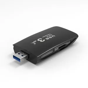 Vente en gros USB 3.0 tout-en-un lecteur de carte mémoire Plug and Play SD/TF/MS/CF vers USB PC et ordinateur portable