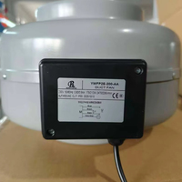 Sortie d'usine 230V 50/60HZ 200MM 8 pouces galvanisé tôle en ligne conduit ventilateur circulaire pour la Ventilation de la cuisine