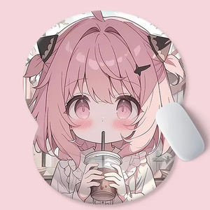 مخصص مصنع 3D أنيمي جميلة فتاة الجمال دعم المعصم لوحة ماوس الكرتون عدم الانزلاق منصات الألعاب الماوس سيليكون أنيمي لطيف فتاة - Product Image 6